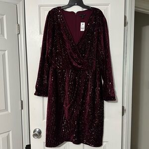 ✨Lane Bryant Sequence and Velvet Dress✨ NWT
